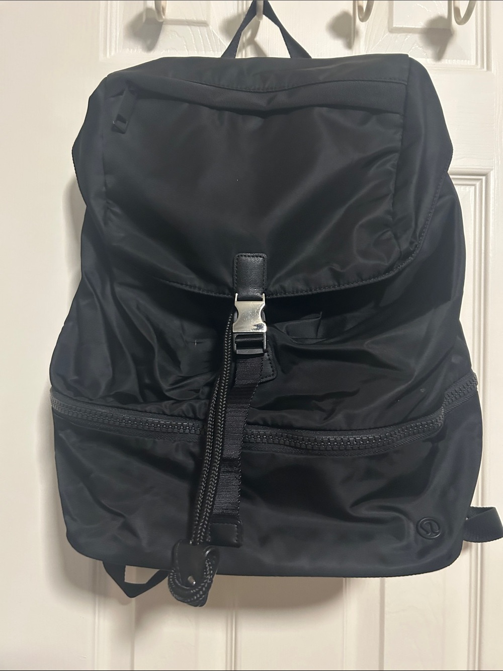 Lululemon Black Nylon Backpack - Sleek Everyday Carry